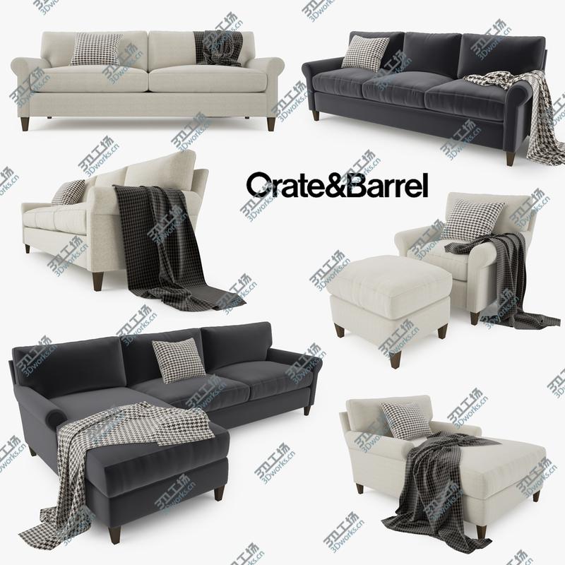images/goods_img/202105071/Crate and Barrel Montclair Sofa Collection/1.jpg